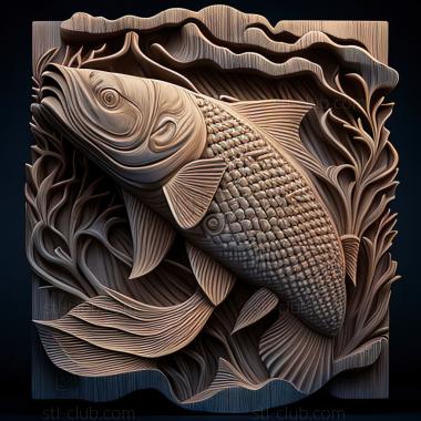 3D model st Shukin fish (STL)